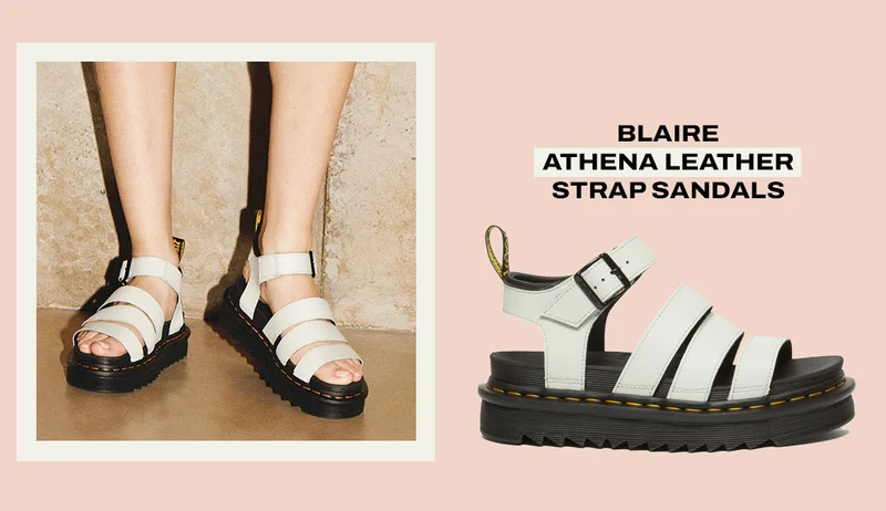 Blaire Athena Leather Strap Sandals