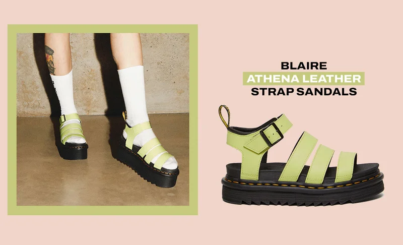 Blaire Athena Leather Strap Sandals