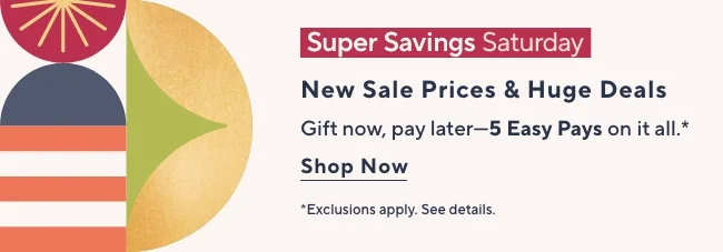 Super Savings Saturday