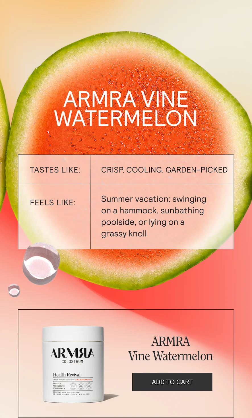 ARMRA VINE WATERMELON