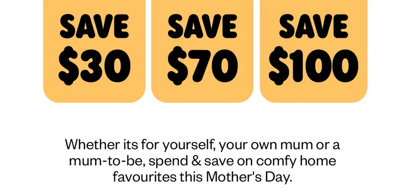 Spend $150 Save $30, Spend $250 Save $70, Spend $350 Save $100