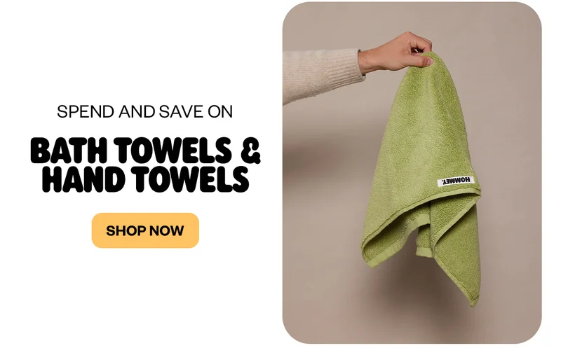 BATH TOWELS & HAND TOWELS