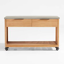 Batten Outdoor Kitchen Island