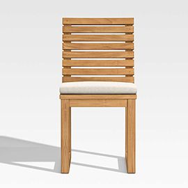 Batten Teak Dining Side Chair