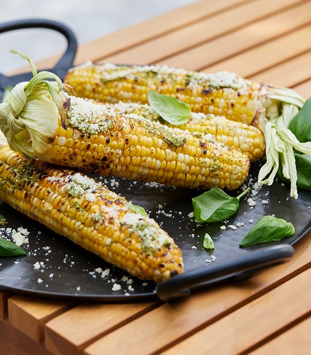 Gaby's Pesto Grilled Corn