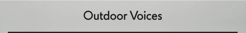 Outdoor Voices