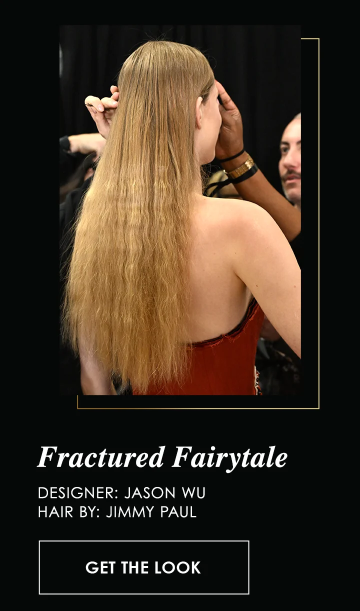 Fractured Fairytale
Designer: Jason Wu
Hair By: Jimmy Paul | Get the Look