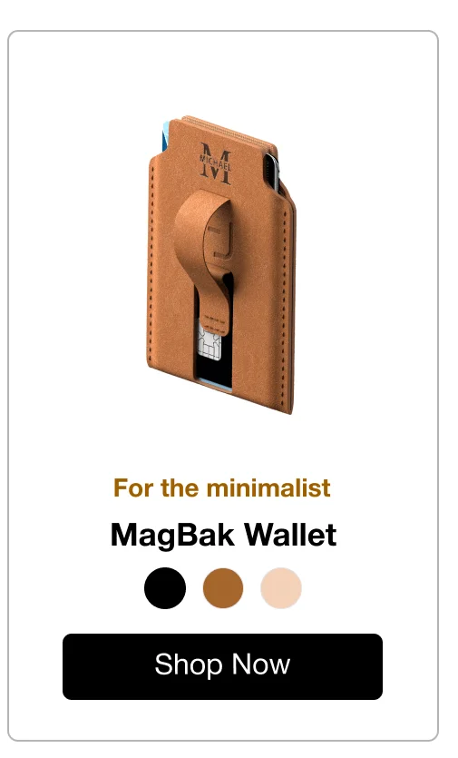 For the minimalist MagBak Wallet