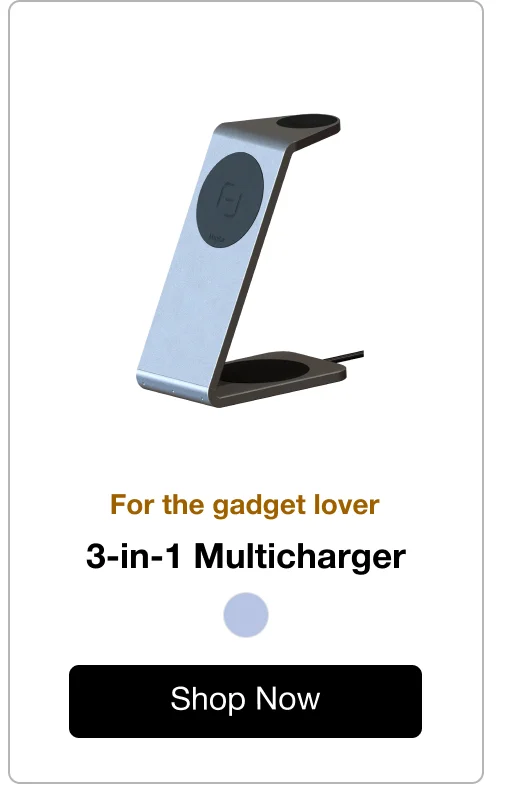 For the gadget lover 3-in-1 Multicharger