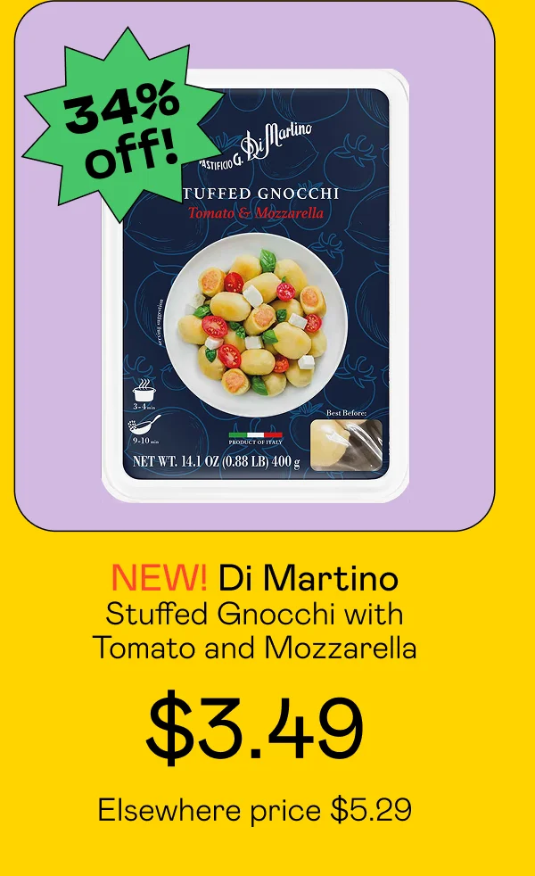 Stuffed Gnocchi with Tomato and Mozzarella