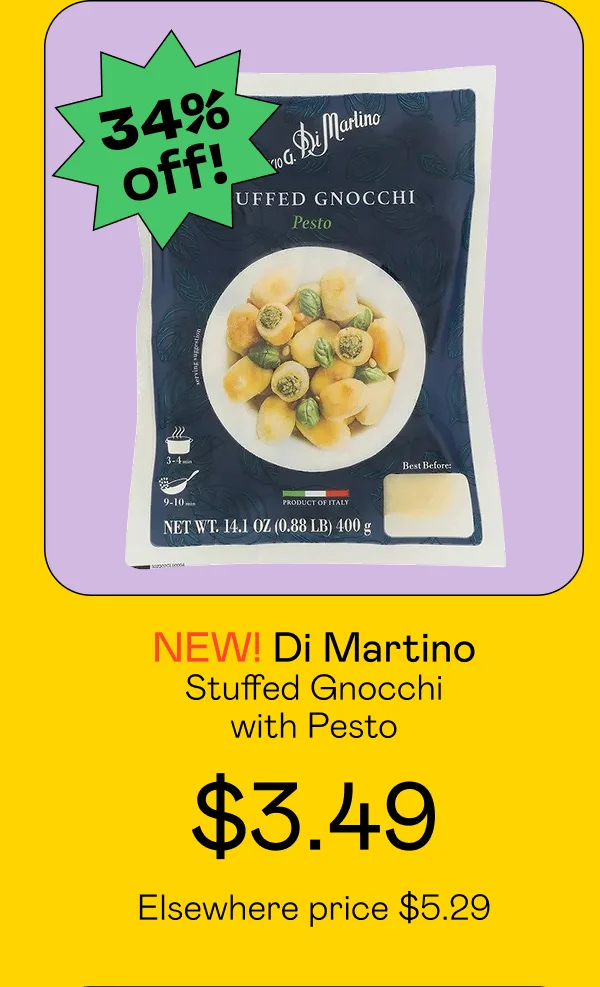 Stuffed Gnocchi with Pesto