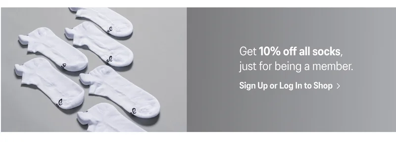 Get 10% off all socks