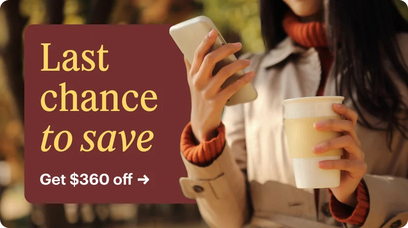 Get up $360 off