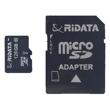 RiData 128GB MicroSD Memory Card with Adapter