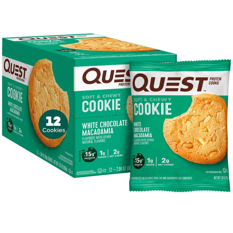 Image of White Chocolate Macadamia Protein Cookies