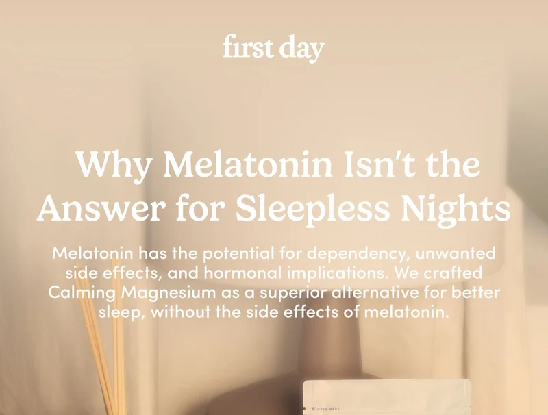 Why melatonin isn't the answer for sleepless nights...