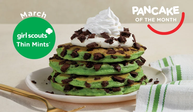 March Pancake of the Month | Girl Scouts Thin Mints®