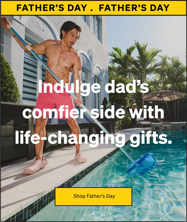 Indulge dad’s comfier side with life-changing gifts.