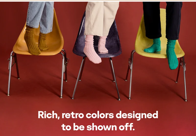 Rich, retro colors designed to be shown off.