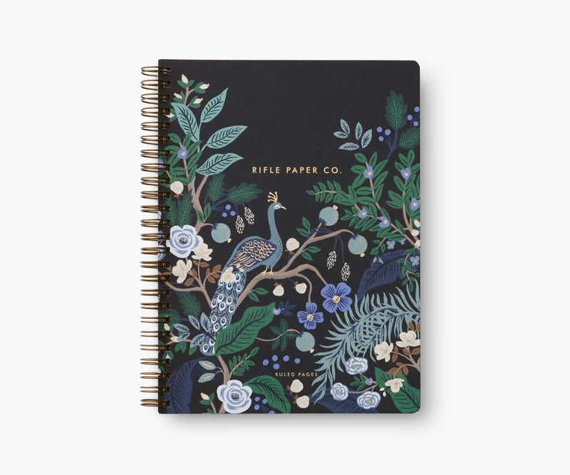 Image of Spiral Notebook - Peacock