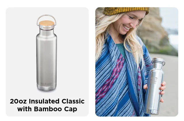 20oz Insulated Reflect with Bamboo Cap