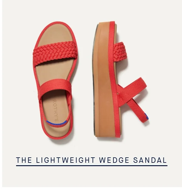 THE LIGHTWEIGHT WEDGE SANDAL THE LIGHTWEIGHT WEDGE SANDAL