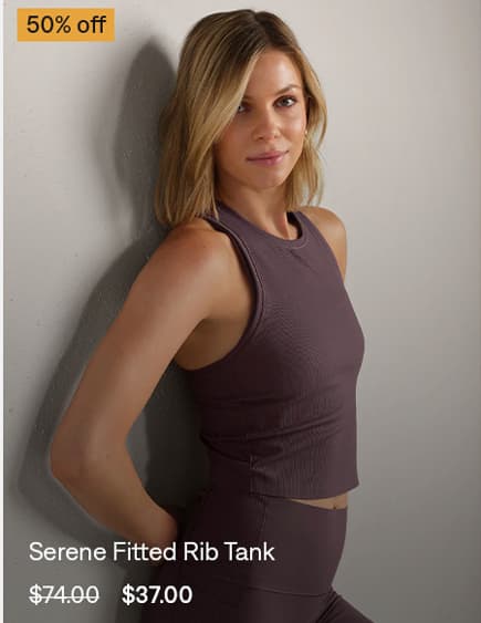Serene Fitted Rib Tank
