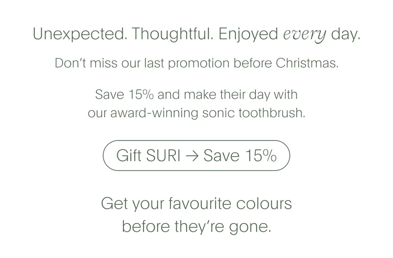 SURI Save 15%