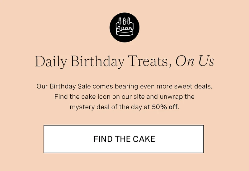 Birthday Sale
