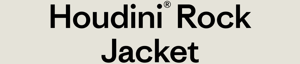 Houdini Rock Jacket
