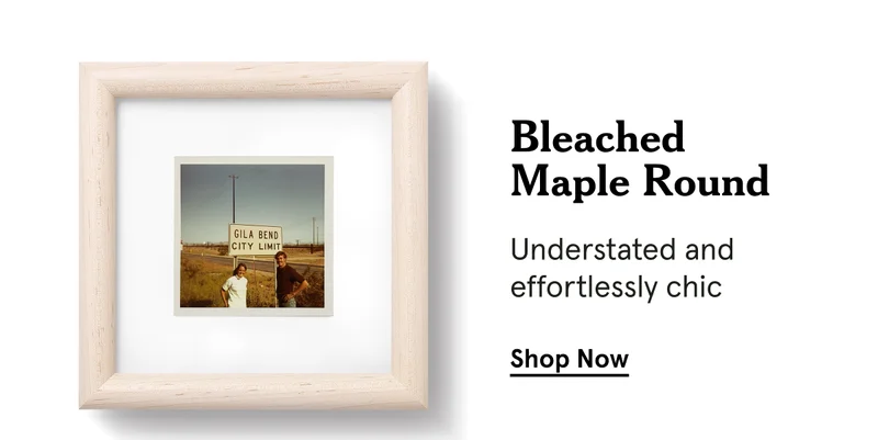 Bleached Maple Round