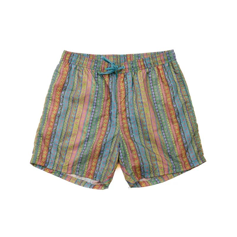 Image of 80's Stripe Swim Short