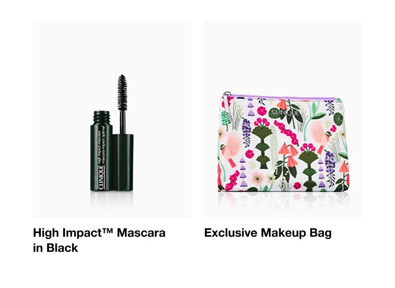 High Impact™ Mascara in Black&nbsp;| Exclusive Makeup Bag