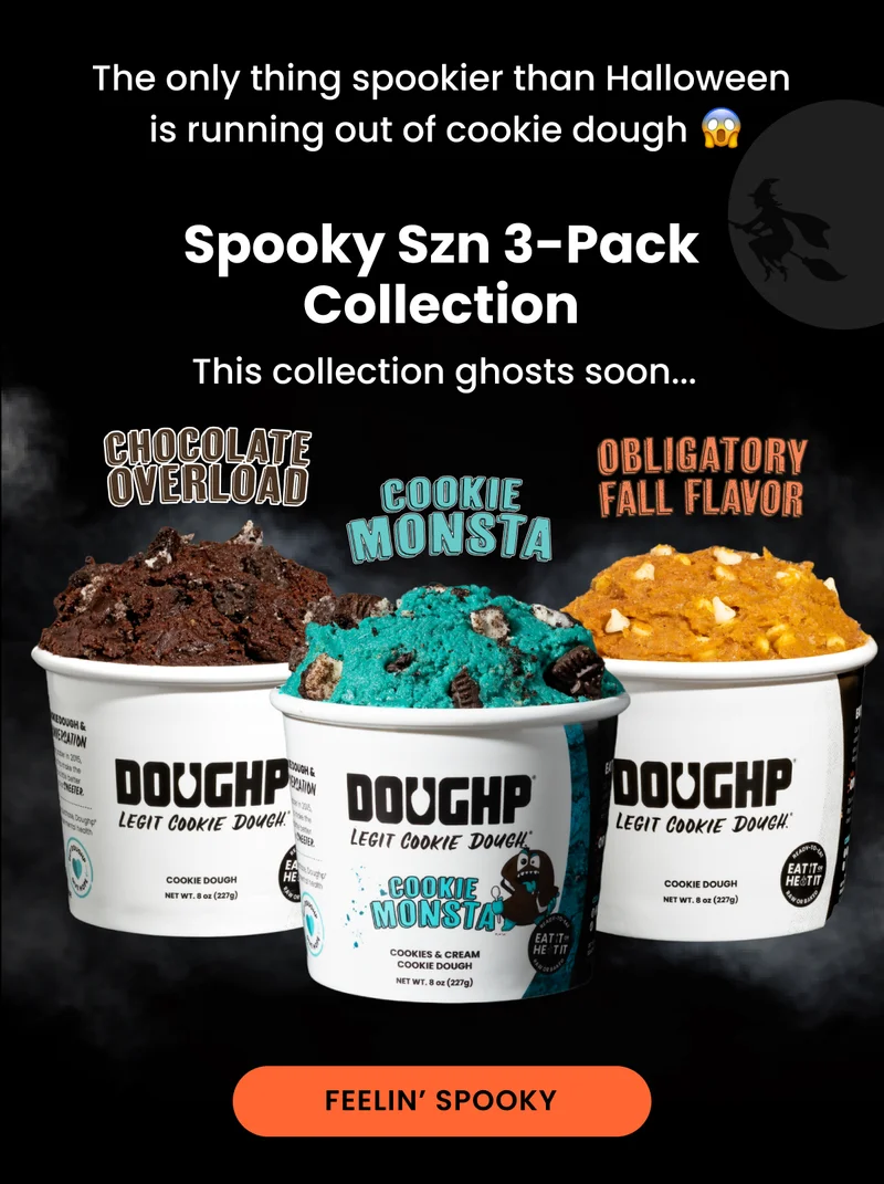 halloween cookie dough 3-pack