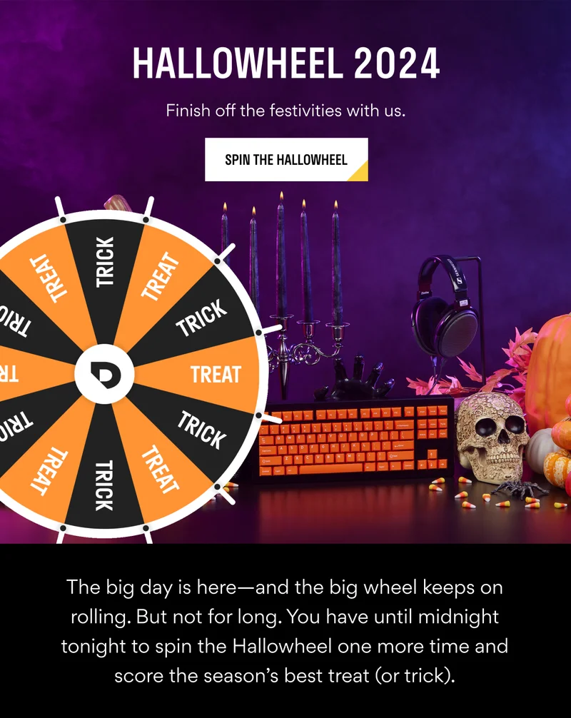 It's the Last Day to Spin the Hallowheel It's the Last Day to Spin the Hallowheel
