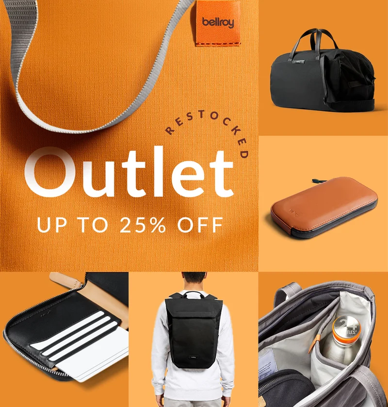 Outlet restocked up to 25% off