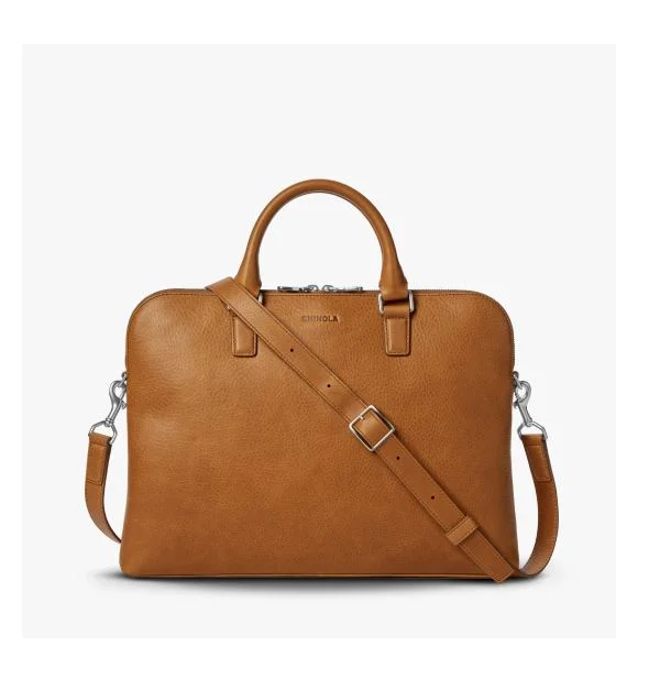 Leather Portfolio Brief Tan