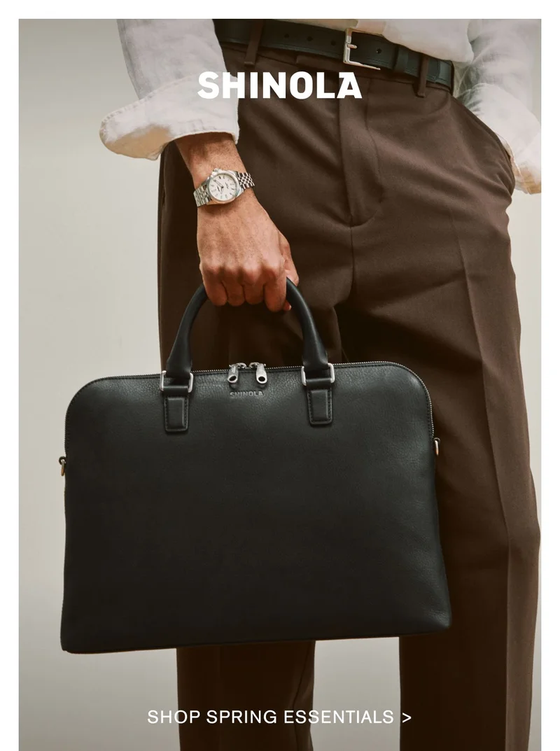 SHINOLA | SHOP SPRING ESSENTIALS >