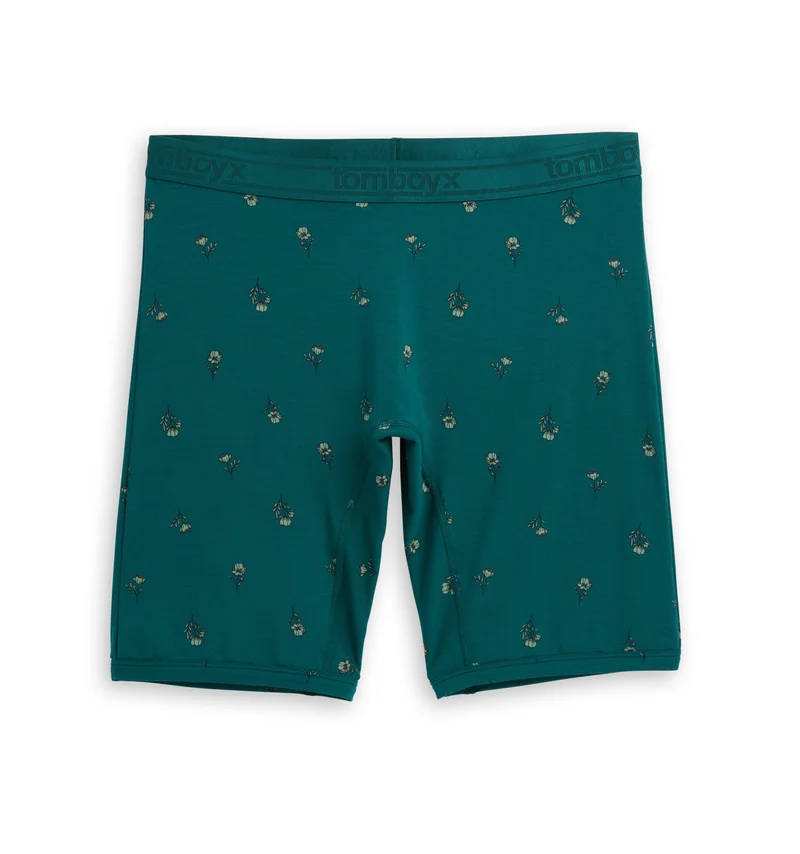 Image of 9" Boxer Briefs - TENCEL™ Modal Winter Poppies