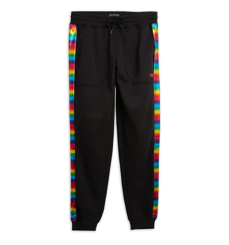 Image of French Terry Jogger - Metallic Rainbow