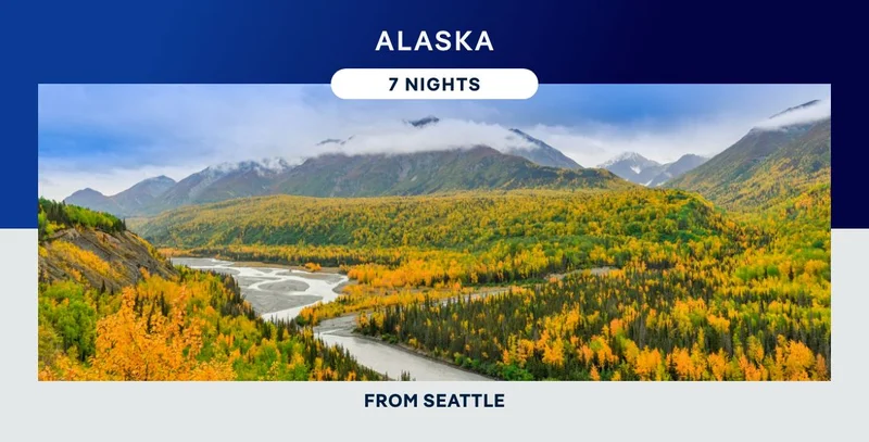 Alaska From Seattle – 7 Nights – Click to View Cruises & Book Now Alaska From Seattle – 7 Nights – Click to View Cruises & Book Now