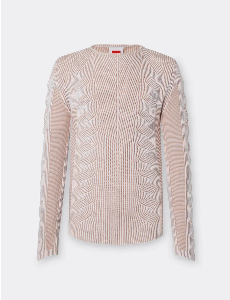 Cotton jumper with Circuit motif