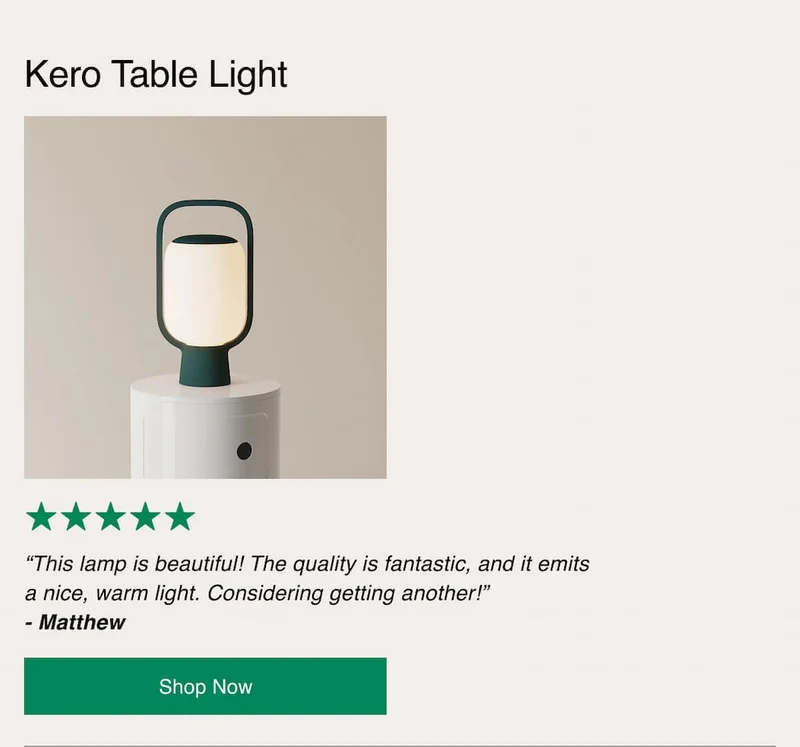 Kero Table Light
