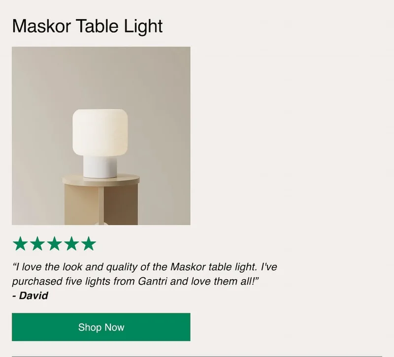 Maskor Table Light