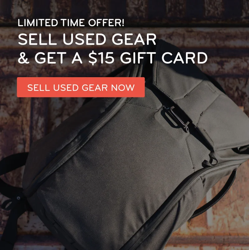 Limited time Offer! Sell Used Gear and Get a $15 Gift Card
