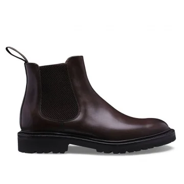 Cleo GV Chelsea Boot in Mocha Calf Leather