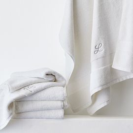 Organic Turkish Cotton White Bath Towel