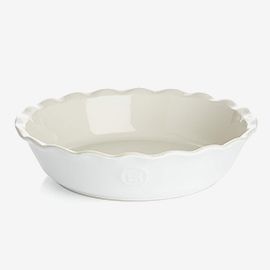 Emile Henry Modern Classic Sugar White Pie Dish