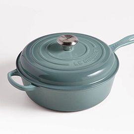 le creuset 3.75 qt sea salt signature cassadou