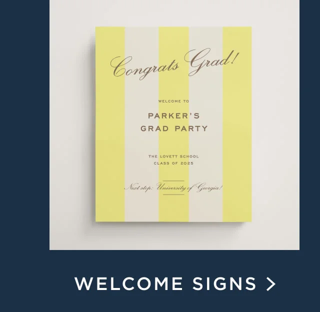 Welcome Signs